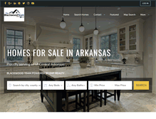 Tablet Screenshot of homesforsaleinarkansas.net